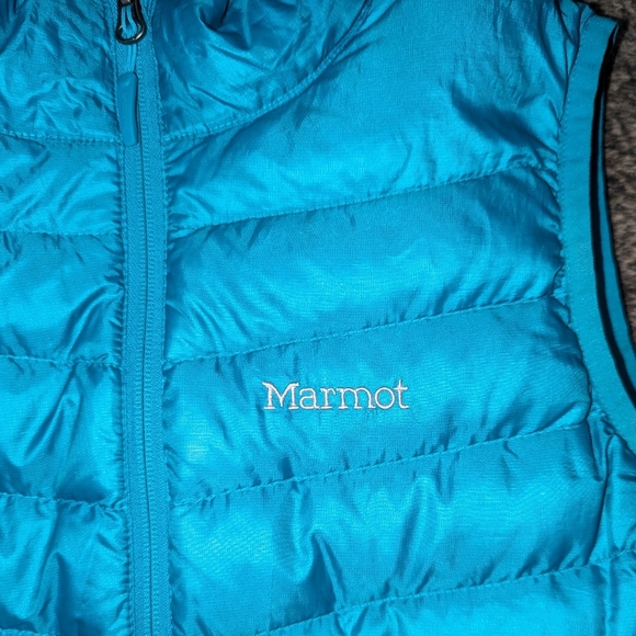 Marmot Jena 800 Fill Goose Down Vest Blue Women's Small - Picture 6 of 11
